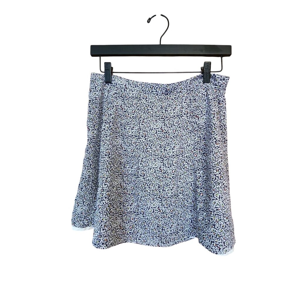 Gap Floral A-Line Skirt With Side Zipper Womens Size 2